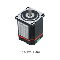 HLTNC Hybrid 57 Terintegrasi 56mm 1.2Nm NEMA23 Motor Stepper Loop Tertutup NEMA 23 dan Driver