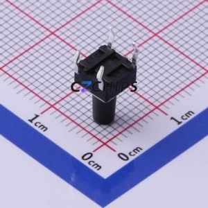 UK-B0202G100-DP25Y Tactile <b>Switch</b> Through hole-4P,6x6mm <b>Switch</b> Single Pole Single Throw Round Button 2.5N Through Hole - Product Image 2