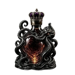 Carafe à <span class=keywords><strong>whisky</strong></span> vintage gothique transfrontalière en forme <span class=keywords><strong>de</strong></span> crâne, <span class=keywords><strong>bouteille</strong></span> <span class=keywords><strong>de</strong></span> vin pieuvre à couronne violette - Product Image 4