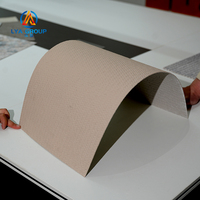 LYA Pemasok Emas Harga Grosir Lembaran Veneer Batu Modern Fleksibel Ringan Tahan Api Tahan Air Tekstur Anyaman Untuk Interior
