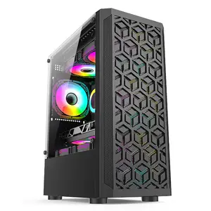 Корпус Mid Tower ATX из Китая вертикальный офисный ПК компьютерный корпус с вентилятором для настольного игрового ПК