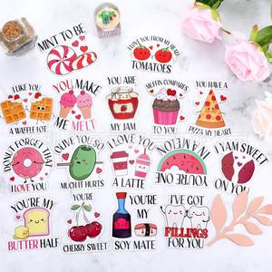 Aimants de réfrigérateur amusants et mignons en forme de dessin animé, aimants pour tableau blanc, armoire, bureau, garde-robe, jeux de mots pour adultes, fabriqués en plastique, transfrontalier - Product Image 5