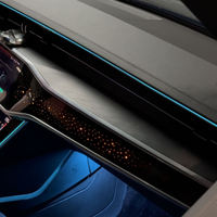 Kit d'éclairage ambiant LED bleu pour voiture, bande lumineuse décorative intérieure pour Audi A6 A7 C8 2019-2023, mise à niveau retrofit