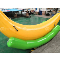 Bateaux banane commerciaux 6-14 passagers Bateau banane gonflable Jet ski remorquable Équipement de surf Jouets aquatiques
