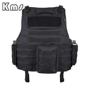 معدات وقاية قابلة للتعديل ماركة KMS الخاصة صدرية قتالية تكتيكية ثقيلة صدرية حمل تكتيكية برباط أسود - Product Image 3