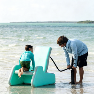 Chaise de plage <span class=keywords><strong>gonflable</strong></span> pliable robuste avec support dorsal, canapé flottant pour <span class=keywords><strong>piscine</strong></span>, lac et mer - Product Image 5