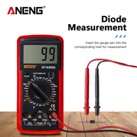 Multimètre ANENG DT9205A 1999 Comptes Numérique True RMS Professionnel Testeur de Courant AC/DC HFE Ohm Capacité Voltmètre Détecteur