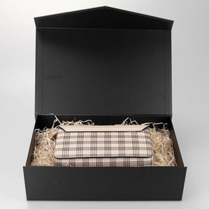 Custom Rigid Magnetic Paperboard <b>Packaging</b> Boxes with Magnetic Closure Recyclable Sponge Lining Custom Shapes for Gift & Apparel - Product Image 6