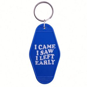 Factory Direct High Quality Retro Inspired Motel Keychains <b>Custom</b> Hotel <b>Keychain</b> - Product Image 5