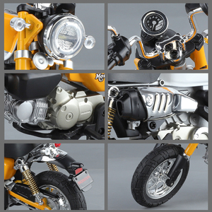 Modelo de Motocicleta Deportiva de Aleación Fundida a Presión a Escala 1/9 con Encendido, Acelerador Giratorio, Faro y Luz Trasera con Sonido - Product Image 6