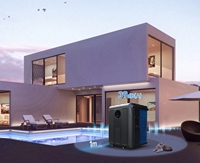 Pompe à chaleur pour piscine sans réservoir à haute efficacité, échangeur de chaleur en titane, réfrigérant R32, contrôlée par WiFi, 7-35 kW