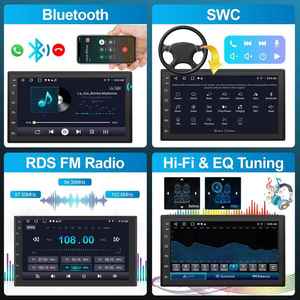 Hongrui Android 15 4 + 64GB màn hình cảm ứng 9 inch Android Car Player GPS âm thanh BT WIFI Carplay ASP xe màn hình - Product Image 6