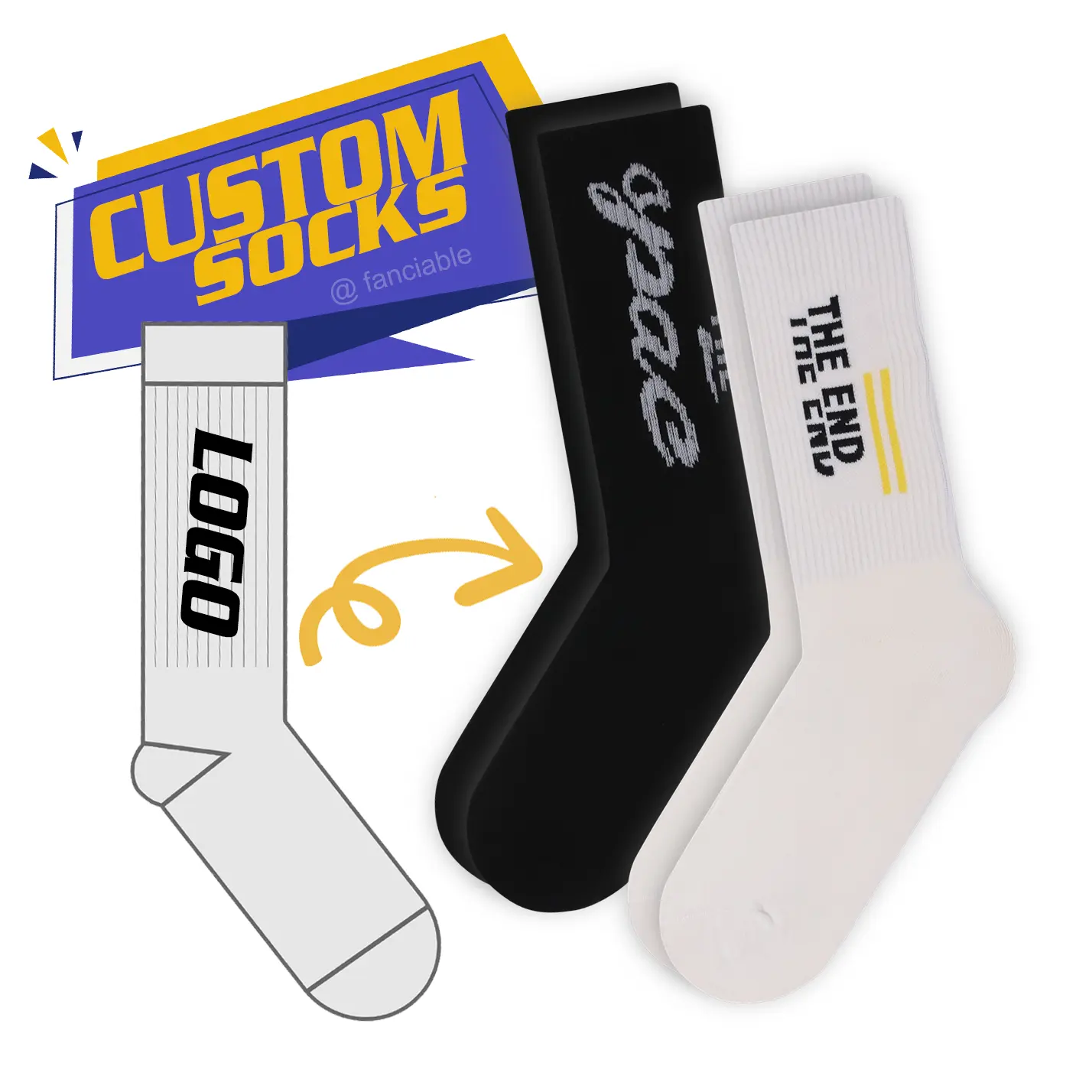 Men women custom logo cotton socks Amazon new fashion plain color crew sport socks