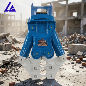 Cisaille hydraulique de qualité supérieure, réduction des opérations de post-traitement, durée de vie prolongée avec dents interchangeables pour excavatrice DX255 - Product Image 1