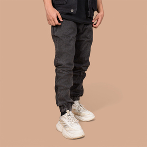 Custom Men's 100% Cotton Straight <b>Slim</b> Fit <b>Jogger</b> Pants Elastic Waist Cuffed Ankles Eco-Friendly Breathable Lightweight - Product Image 3
