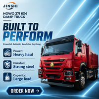 Camion benne d'occasion Sinotruk Howo 6X4 371ch 31-40T 10 roues Euro 2 GVW 25-30 tonnes à vendre