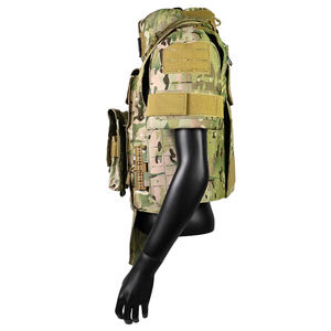 Chaleco Táctico Modular MOLLE de Nailon con Camuflaje y Protección Completa, Portaplacas Táctico Ajustable para Entrenamiento al Aire Libre - Product Image 4