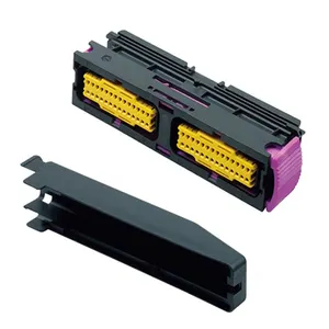 מחברי ערכת מגבר ראש 56 פינים נקבה מחבר ECU מחבר רכב עמיד למים שחור AH7561-1.5-22