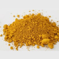 Fabrication de papier de sol de revêtement de brique de couleur jaune d'oxyde de fer 313 matériau de teinture en poudre de pigment inorganique