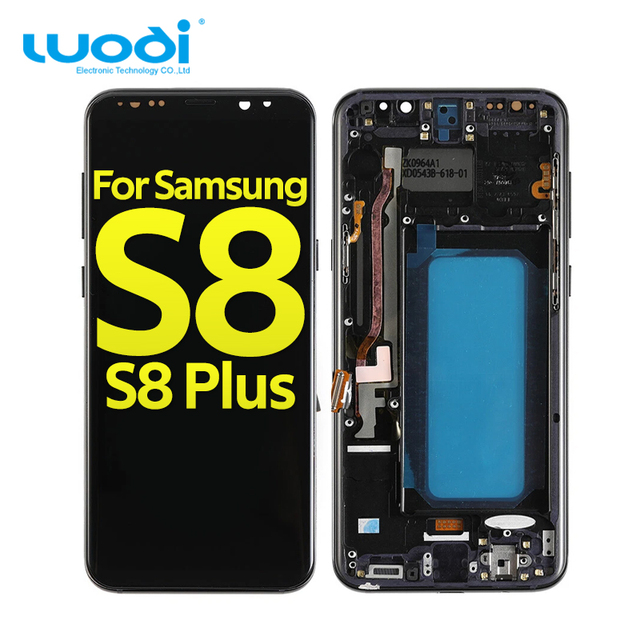 Wholesale for Samsung S8 S8 Plus LCD Screen Replacement Original AMOLED Incell Display Assembly Pantalla Con Marco Al Por Mayor