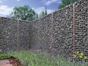 Vietnam galvanizli kaynaklı sepet duvar kutusu örgü sepet satılık pvc kaplı gabion istinat duvar fiyat çit gabion kafes - Product Image 5