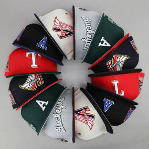 Gorra de Béisbol de Alta Calidad con Logotipo Personalizado de 6 Paneles, Nuevos Estilos, <span class=keywords><strong>Gorras</strong></span> Originales con Cierre a Presión para Hombre, <span class=keywords><strong>Gorras</strong></span> Ajustadas Estilo Americano - Product Image 1