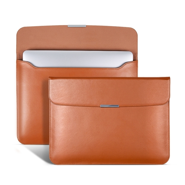 Cheaper Price for 15 / 15.4 / 16 Inch Laptop Ultra-thin Business Leather Laptop Sleeve Cover