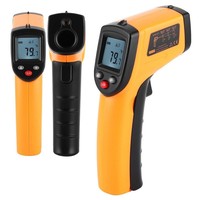 Termómetro Infrarrojo Digital, Pistola de Temperatura para Aceite de Cocina, Pistola Industrial de Alta Temperatura, Termómetro sin Contacto para Barbacoa