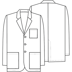 <span class=keywords><strong>Camice</strong></span> da laboratorio di consultazione da <span class=keywords><strong>uomo</strong></span> personalizzato <span class=keywords><strong>camice</strong></span> da laboratorio uniforme da medico ospedaliero professionale in stile corto bianco - Product Image 5