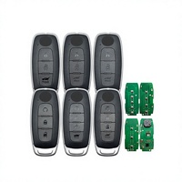 Clé Intelligente 4AChip 433MHz Rogue Pathfinder X-Trail 2023 2024 FW-CR53 S180146106 S180146116 S180146113 S180146108 ABS Noir 4
