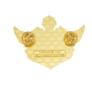 Pin de oro del Ministerio de Defensa Nacional de Camboya, insignia del emblema de la medalla, <span class=keywords><strong>nuevos</strong></span> Pines de solapa corporativos personalizados 3D con caja acrílica - Product Image 2