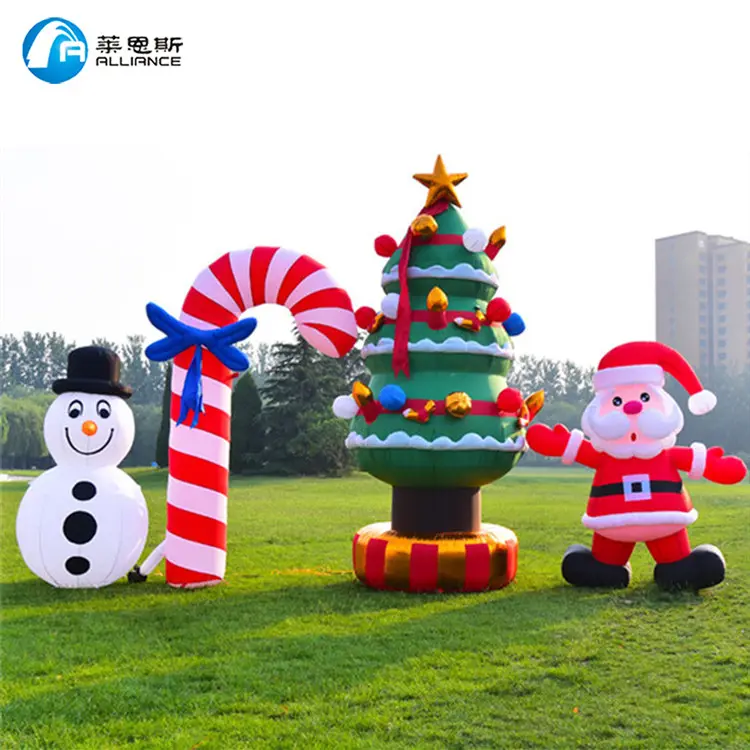 Venta al por mayor publicidad de Navidad arco inflable al aire libre bailando publicidad inflable hombre