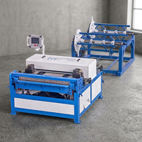 Ensemble complet de machines de traitement des métaux, ligne de production automatique de conduits 3 en 1 pour la fabrication de conduits HVAC, machine de formage de tubes carrés