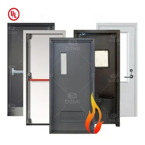 Desain Modern Interior Rumah Sakit Sekolah Ruang Bersih Kaca Pintu Baja Garasi Eksterior Api Nilai Keamanan Pintu