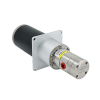 Pompe à engrenages magnétique compacte 316L basse pression avec moteur à balais pour électrolyte de batterie et refroidissement liquide de serveur OEM