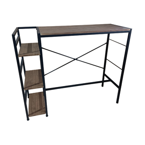 Durable Mini Desktop <strong>Desk</strong> Combined Writing Bookshelf <strong>Unit</strong> Minimally Designed Office Home Computer <strong>Desk</strong> Metal Wood for Bedroom - Product Image 1