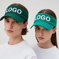 Casquette de sport à LED avec boucle métallique et broderie en tissu, tissu courant