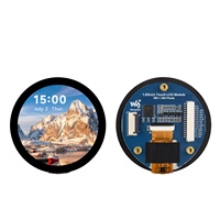 Modul Layar Sentuh LCD Waveshare Raspberry Pi ESP32/Pico 1,85 Inci, Papan Ekspansi LCD Highlight Antarmuka QSPI/I2C