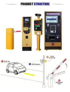 Lecteur RFID automatique sans conducteur pour autoroute, caméra ANPR, barrière à grande vitesse et solution de borne de paiement automatique COMA DSC278 - Product Image 2