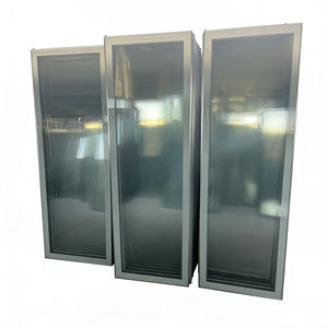 Pantalla de congelador de puerta de vidrio vertical comercial de una sola temperatura Refrigerador comercial de un solo vidrio para enfriamiento de ensaladas - Product Image 2