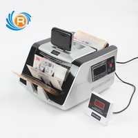 Compteur de billets OR-5800 avec écran LCD UV/MG, machine de comptage multi-devises, détecteur de faux billets, compteur d'argent USD/EUR