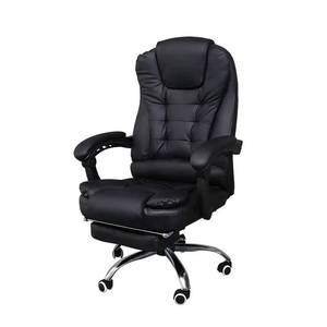 Modern Executive Computer Ergonomic High Back Leather Boss Office <b>Chairs</b> With Footrest - Product Image 5