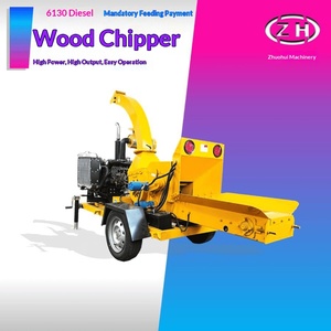 Mobile <b>Wood</b> Large Garden Shredding Machine Orchard Branches Twig <b>Crusher</b> Source Direct Supply - Product Image 1