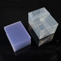 Boîte de rangement pour cartes à collectionner TCG transparente 100+ avec matériau PP écologique, imperméable et anti-poussière, modèle TSA 3x4 pouces, haute transparence