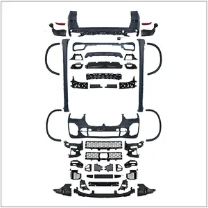 Terminali di scarico della griglia del bodykit per Auto diffusore posteriore per paraurti anteriore utilizzato per BMW X5 G05 2019-2023 aggiornamento a M-Tech