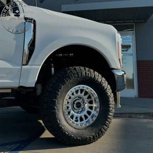 Jantes Beadlock tout-terrain forgées sur mesure Viaol 8x170 8x165.1 17x9J 18x9J/10J compatibles avec Ram 2500 <span class=keywords><strong>Hummer</strong></span> H2 Ford F-<span class=keywords><strong>250</strong></span>/350 Super Duty - Product Image 4