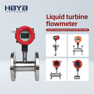 Débitmètre à turbine en acier inoxydable DN25, sortie impulsionnelle 4-20 mA - Product Image 4