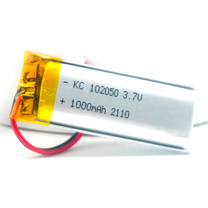 Baterai Li Ion 102050 1000Mah Baterai Li Polimer 3.7V