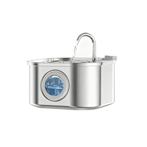 Dispensador de Agua Automático para Mascotas JEPSUN de 3.2L, Acero Inoxidable, Fuente de Agua para Perros y Gatos, Diseño Cuadrado Enchufable, Uso en Interiores, Suministros para Mascotas - Product Image 3