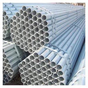Hot Selling Hollow Section Tube Q195 Q235 Q345 Hot Dipped Tubos Galvanizados Round Steel Tube